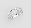 RAIDIANT TRIANGULAR HALO RING