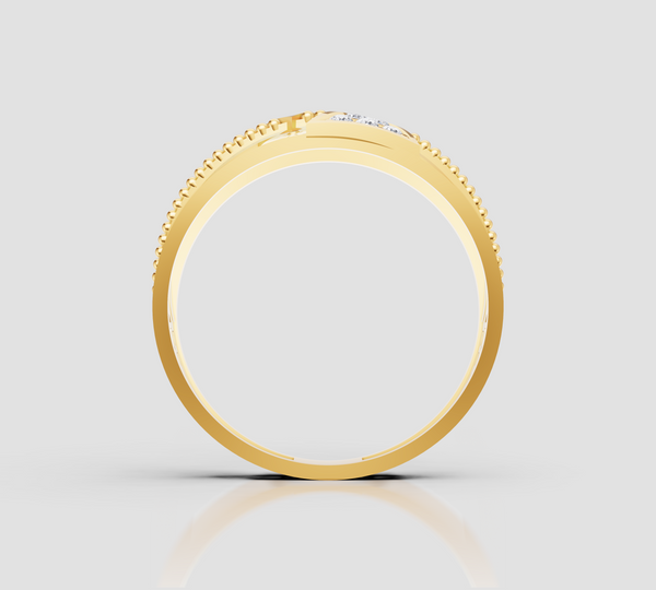 RAIDIANT TRIANGULAR HALO RING