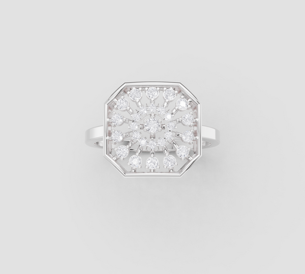 OCTA BLOOM DIAMOND RING