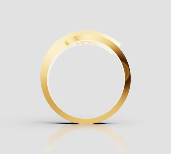 RADIANT STRIP DIAMOND RING