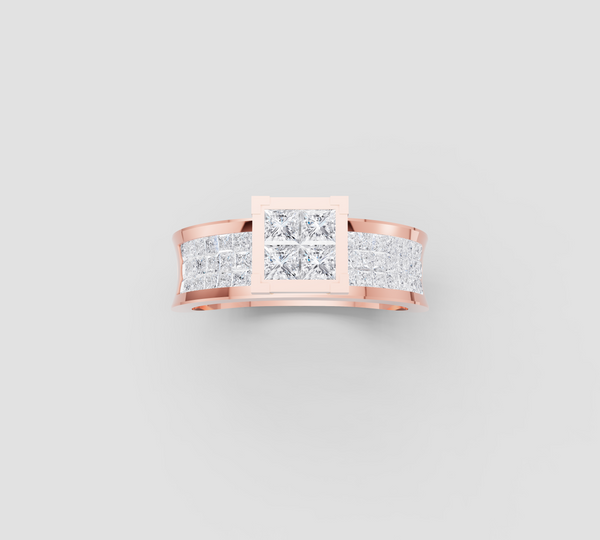 IMPERIAL SQUARE ROYAL DIAMOND RING