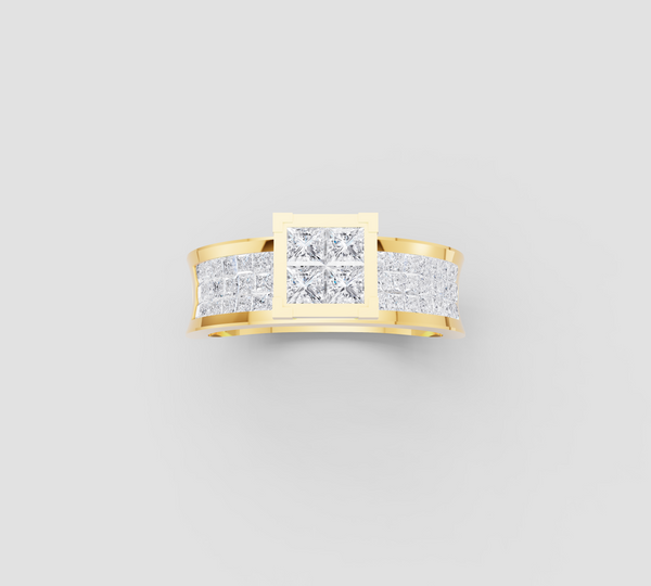 IMPERIAL SQUARE ROYAL DIAMOND RING