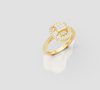 ROYAL HALO BAGUETTE RING