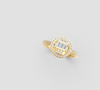 ROYAL HALO BAGUETTE RING