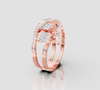 ROYAL SQUARE WAVE DIAMOND RING