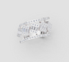 ROYAL SQUARE WAVE DIAMOND RING