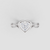 HALO HEART RING