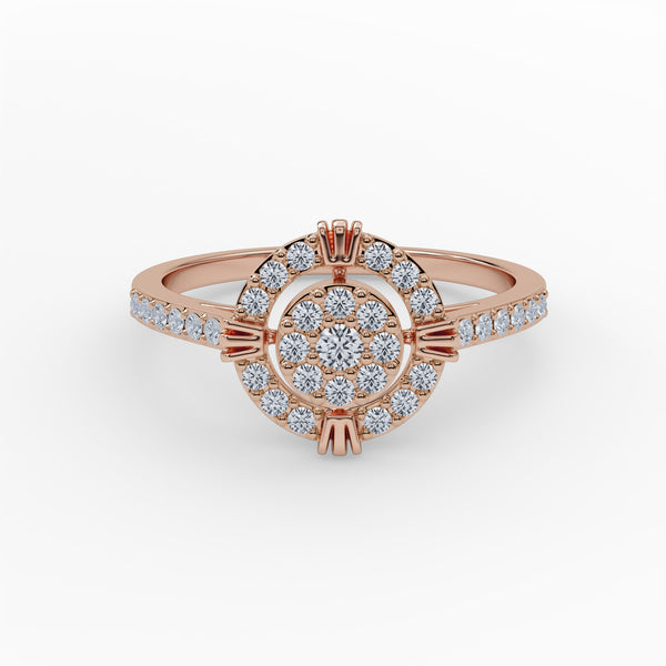 Ecliptic Aura Diamond Ring