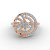 Celestial Swirl Diamond Ring