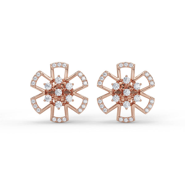 ELEGANTFLORAL PENDANT SET