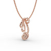 RAIDIANT CURVE DROP PENDANT WITH EARINGS