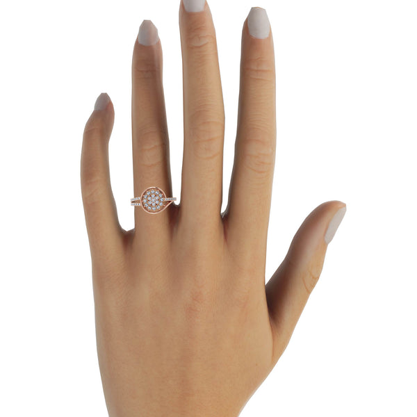 Delicate Contemporary Diamond Ring