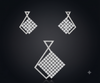 DIAMOND DRIFT PENDANT SET