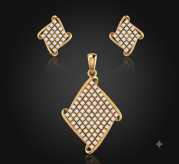 HERITAGE WEAVE PENDANT SET