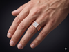 Royal Square Diamond Gents Ring