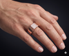 Regal Square Diamond Cluster Ring