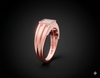 Royal Square Diamond Gents Ring