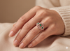 Royal Triple Bloom Diamond Ring