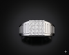 Elite Patterned Diamond Ring