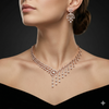 ELEGANT RAINDROP NECKLACE SET