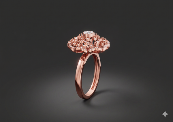 Royal Mandala Diamond Ring