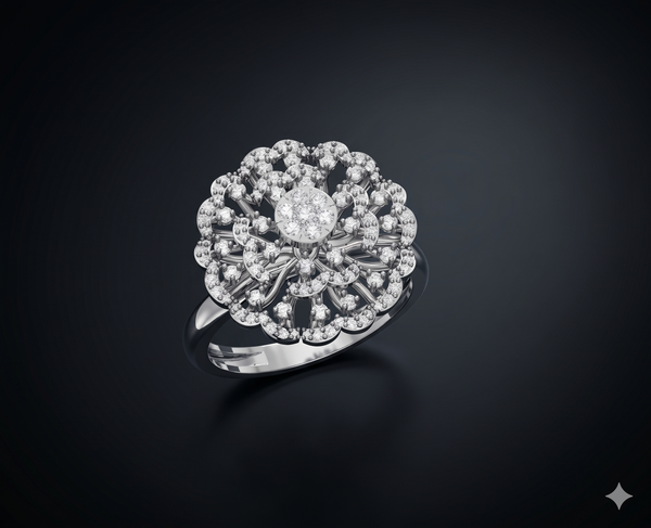Royal Mandala Diamond Ring
