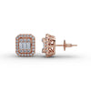 Royal Halo Diamond Studs