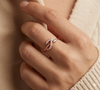 DIAMOND INFINITY TWIST RING