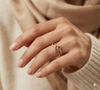 AMORA HEART TWIST DIAMOND RING