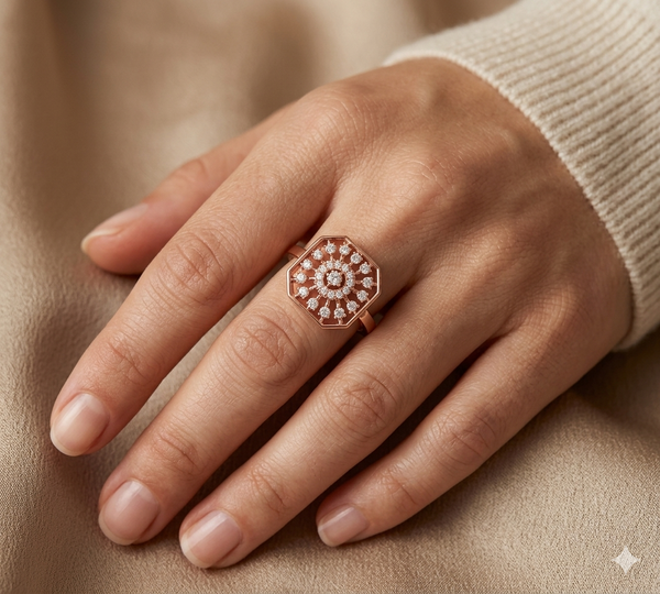 OCTA BLOOM DIAMOND RING
