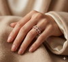 ROYAL SQUARE WAVE DIAMOND RING