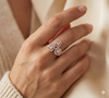 LUXE TRINITY BAGUETTE RING