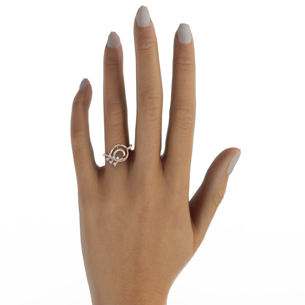 BLOOSOM LEAF RING