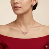 FLORAL ORBIT PENDANT AND EARING SET