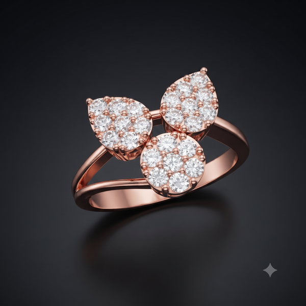 ROSE PETAL DIAMOND RING
