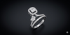 ELEGANT CROWN RING