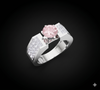 CURVE CLUSTER SOLITAIRE BAND