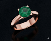 SIGNATURE EMERALD SOLITAIRE RING