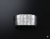 Apex Double Band Cluster Ring