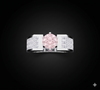 CURVE CLUSTER SOLITAIRE BAND