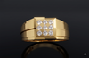 Imperial Tiered Diamond Grid Ring