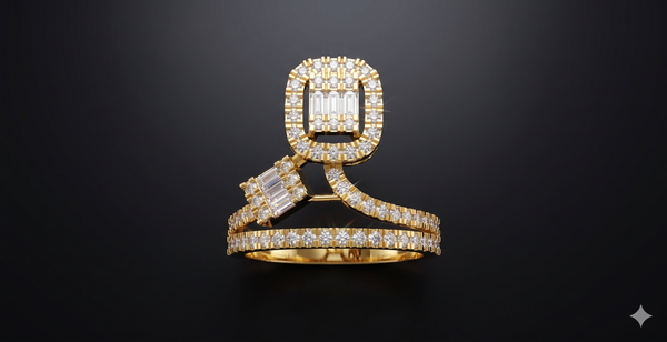 ELEGANT CROWN RING