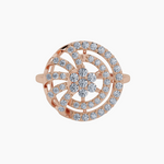 Celestial Swirl Diamond Ring