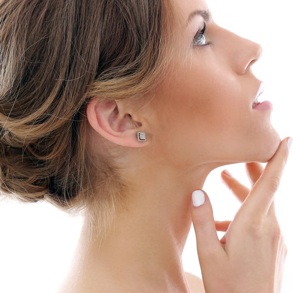 Royal Halo Diamond Studs