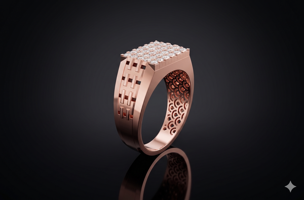 Elite Crown Cluster Ring