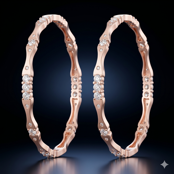 Infinity Wave Bangles