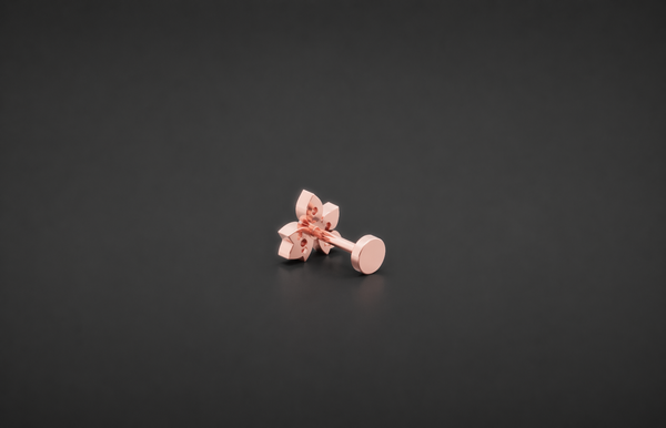 TRILLIUM BLOOM NOSE PIN
