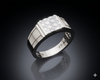 Luxe Diamond Panel Ring
