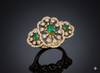 Royal Triple Bloom Diamond Ring