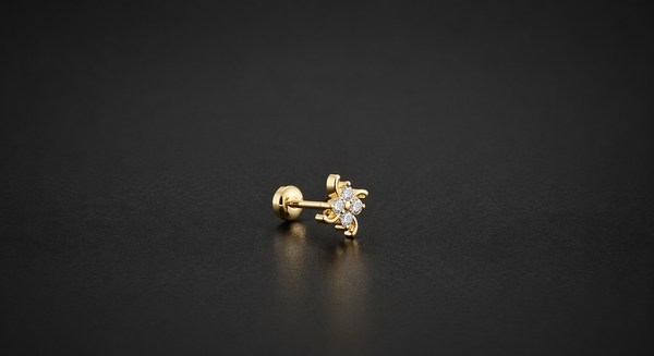 TWIRL BLOSSOM NOSE PIN